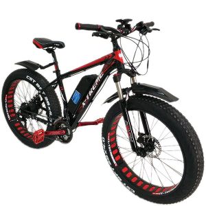 Fatbike sähköpyörä sähkömoottorilla